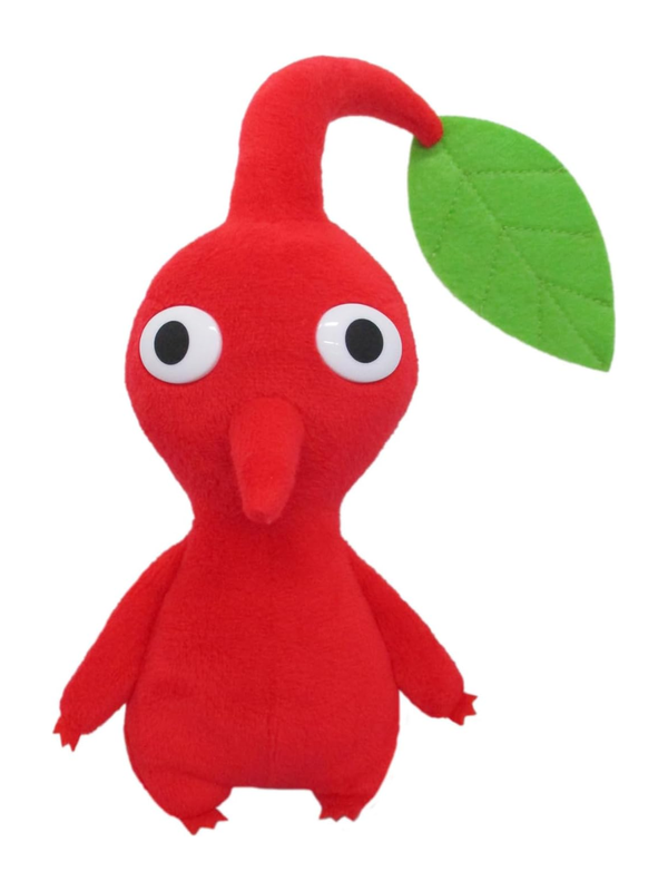 Pikmin All Star Collection PK01 Red Pikmin Plush Toy | Soft Stuffed Doll