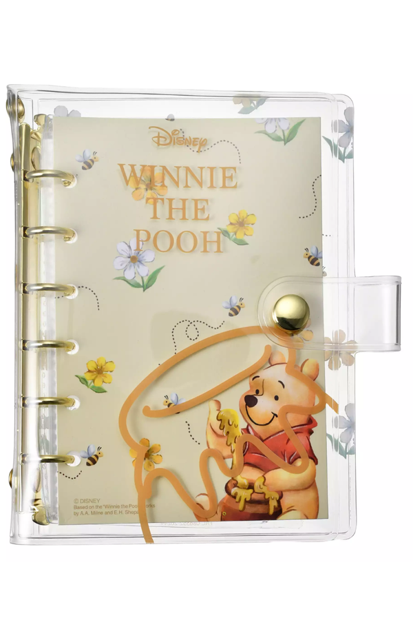 Disney Winnie the Pooh 6-Ring Sticker Binder with Clear Cover