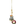 Load image into Gallery viewer, Totoro Style Dango Keychain Japanese Wagashi Charm
