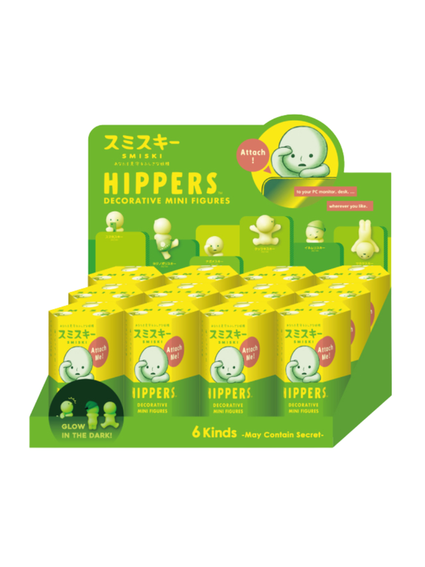 Smiski HIPPERS Glow in the Dark Decorative Figure Assort Box
