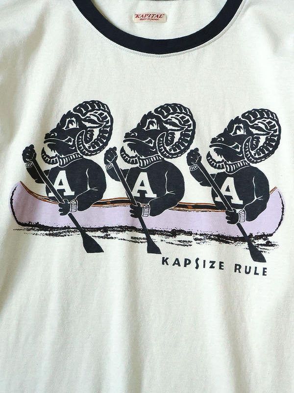 Kapital 20/- Jersey Crew Neck Long Sleeve T-Shirt (`A`SHEEPpt)