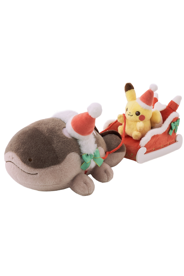 Pokemon Pikachu and Clodsire Christmas Plush Set