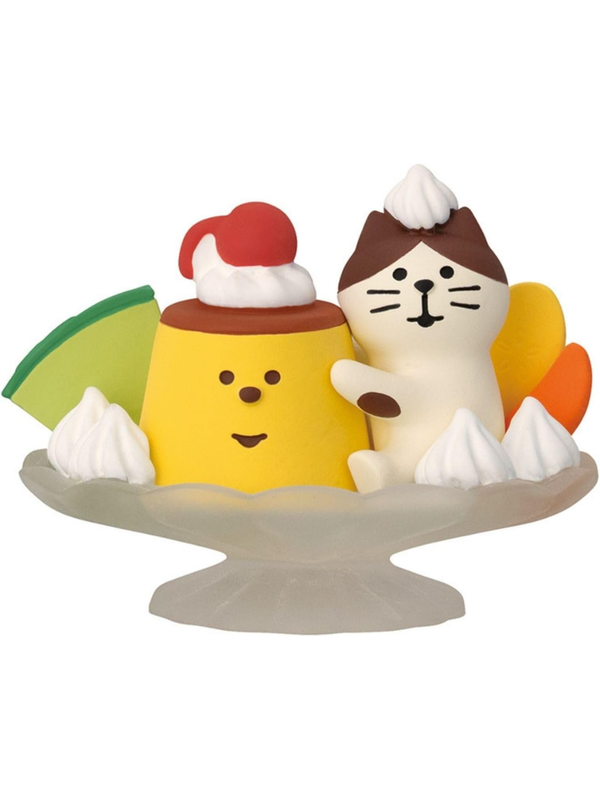 【Pre-Order】DECOLE concombre Cat Pudding Arabian Style Halloween Mini Mascot Figurine