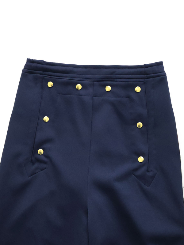 Kapital Smooth Jersey Sailor Baggy Track Pants (Betsy Ross)