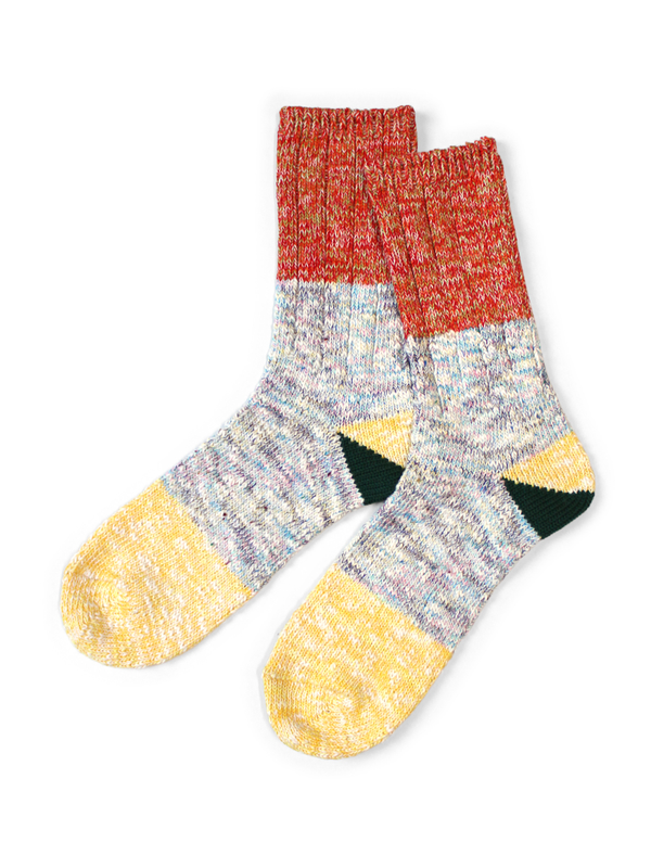 Kapital 60-strand heel 2-tone socks
