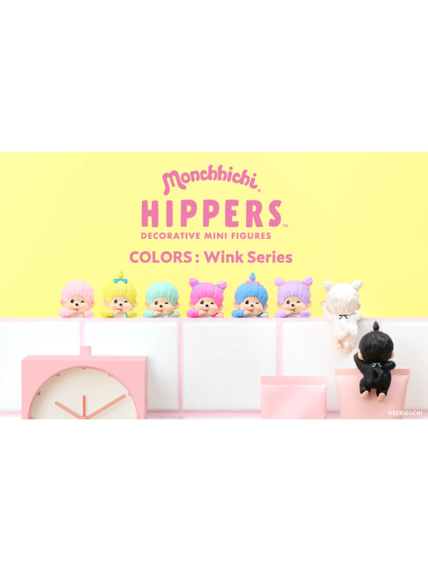 HIPPERS Monchhichi COLORS Wink Series Blind Box--【Pre-Order】