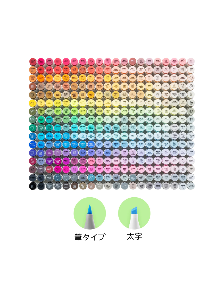Ohuhu Honolulu Dual Tip Alcohol Markers Set 320 Colors