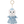 Load image into Gallery viewer, Afternoon Tea Yumi Kitagishi White Cat Plush Keychain
