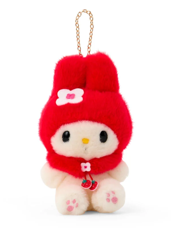 My Melody Mascot Bag Charm Plush Keychain