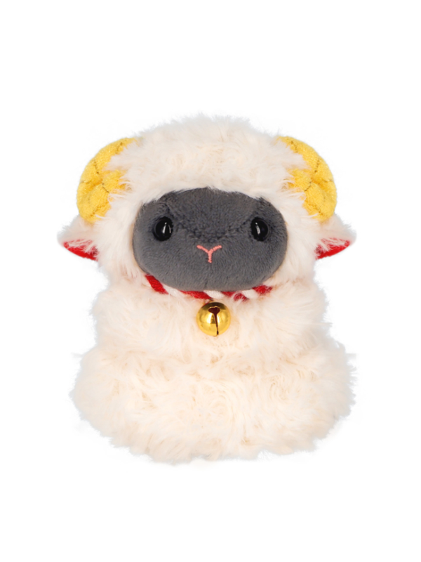 2027 Black Sheep Zodiac Plush Toy Hitsuji Mocchi 9.5 cm