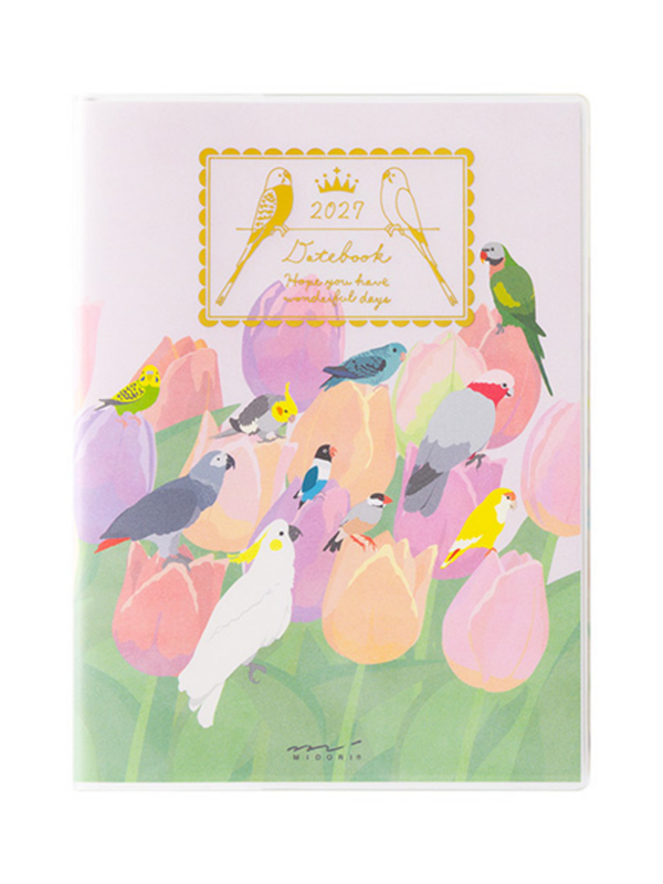 Midori 2027 A6 Bird Diary Japanese Planner 22445006