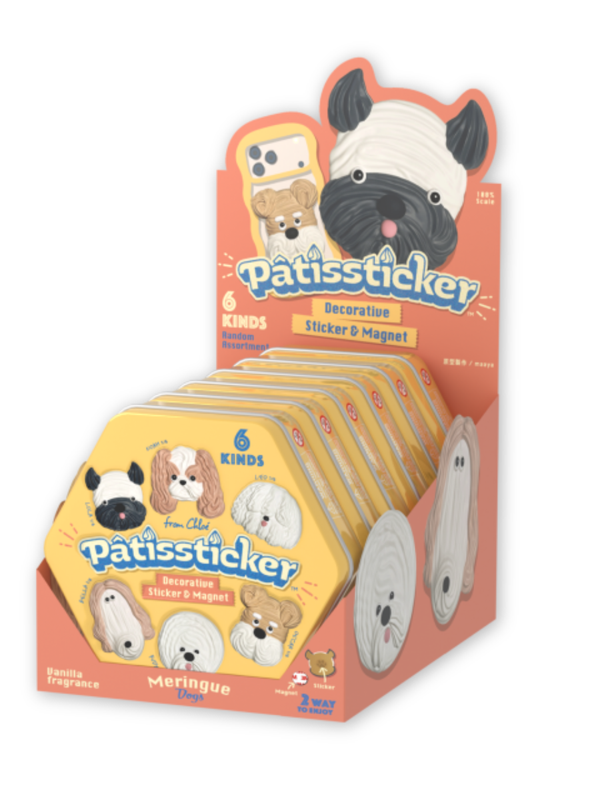 Patissticker Meringue Dogs Series 3D Decorative Sticker Magnet Blind Box--【Pre-Order】