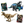 Load image into Gallery viewer, Ania Jurassic World Alive Dinosaur Figure Set – Keramagnaus vs Rexy

