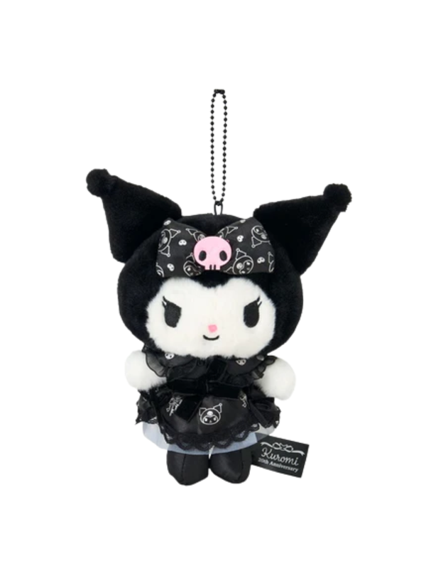 Sanrio Kuromi 20th Anniversary Mascot Chain Special Key Dress Edition