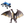 Load image into Gallery viewer, Gojiburst Rodan (1993) &amp; Mazer Unit Set
