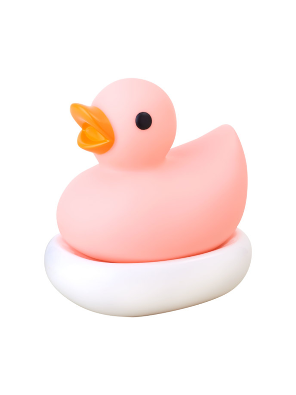 Relaxing Duck Bath Light Pink Waterproof LED Night Light