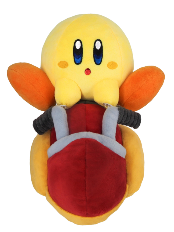 Kirby's Air Riders Kirby & Wheelie Bike Plush Toy