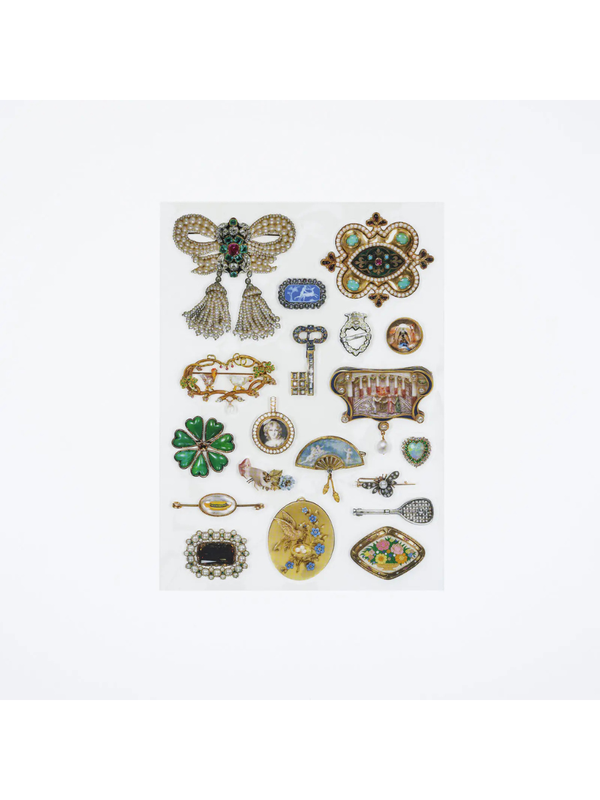 Hobonichi V&A Jewelry Sticker Sheet