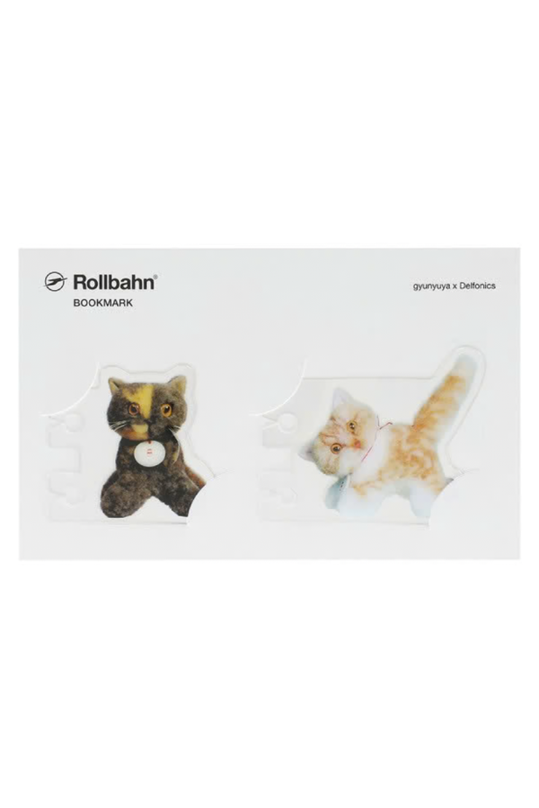 Rollbahn Bookmark Set by gyunyuya – 2-Piece Cat Design