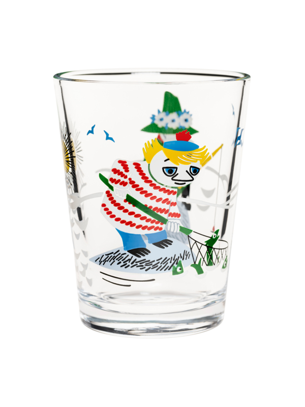 Moomin Arabia Fishing Tumbler Glass