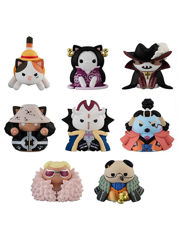 MEGA CAT PROJECT Luffy & The Seven Warlords of the Sea - 1pc Random Figure