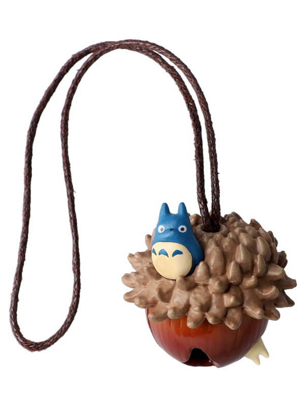 My Neighbor Totoro Acorn Shaker Keychain Medium Totoro and Small Totoro