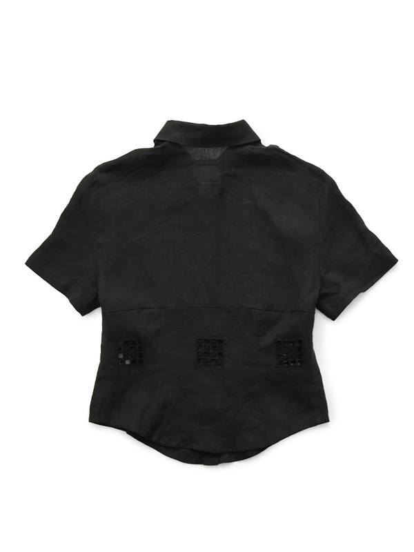 Kapital Linen Drawnwork A Cappella Blouse tee women