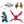 Load image into Gallery viewer, Godziburst Little Godzilla Garuda King Destoroyah Parts Figure Set
