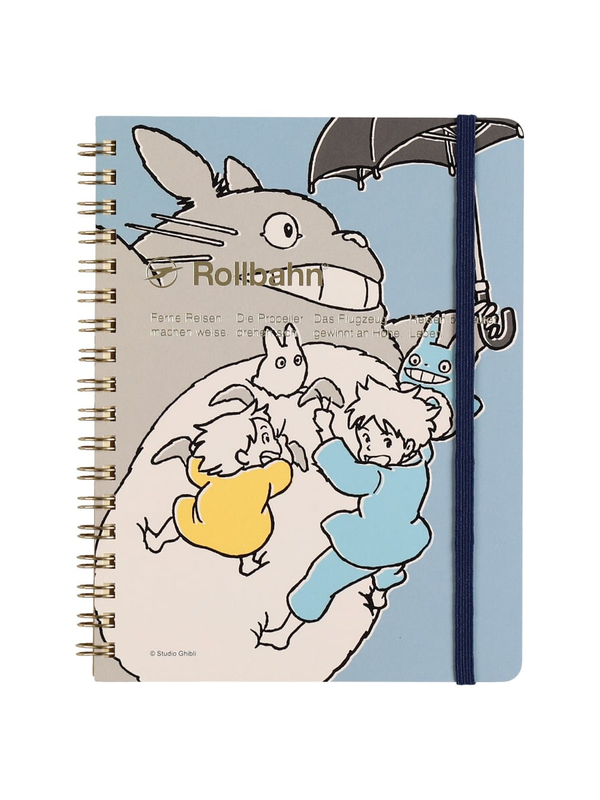 My Neighbor Totoro Rollbahn Pocket Memo Notebook L – Blue