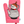 Load image into Gallery viewer, Moomin Kitchen Oven Mitt 14x28cm Little My Pink
