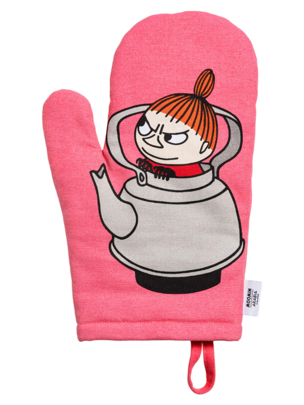 Moomin Kitchen Oven Mitt 14x28cm Little My Pink