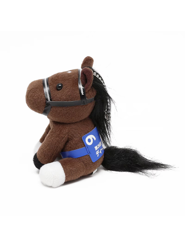 Idol Horse Deep Impact Plush Toy S Size with Ball Chain – 2006 Japan Cup Champion