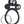 Load image into Gallery viewer, My Neighbor Totoro Black Soot Sprite Face Carabiner
