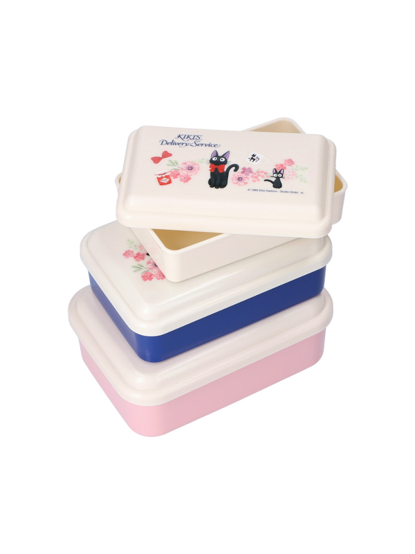Kiki's Delivery Service Antibacterial Nesting Seal Containers 3P French Series - SLUS3AG