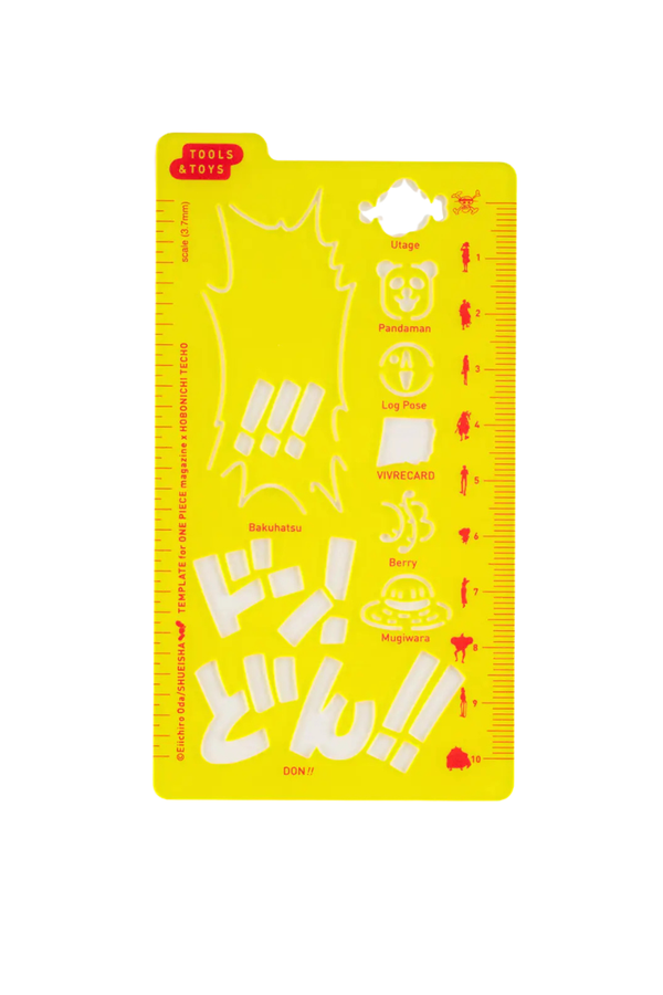 Hobonichi ONE PIECE Drawing Template Ruler