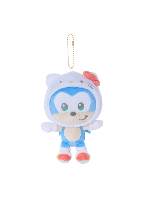 Sonic & Friends x Sanrio Characters Mascot Plush Keychain