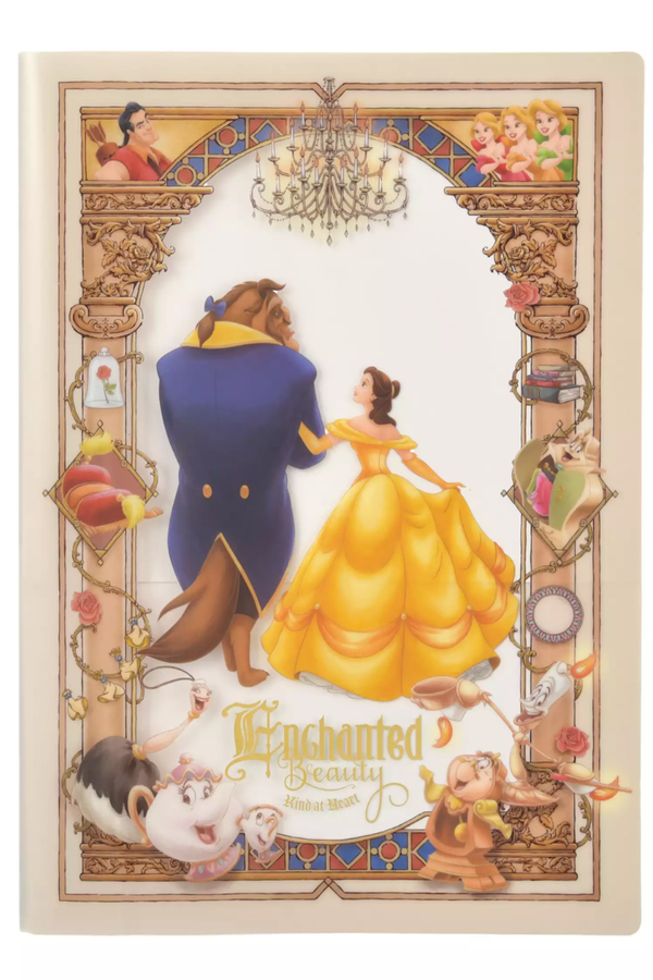 Disney Beauty and the Beast 35th Anniversary Clear File Folder