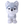 Load image into Gallery viewer, Sun Lemon Fluffies Wolf Plush Toy Blue S Size
