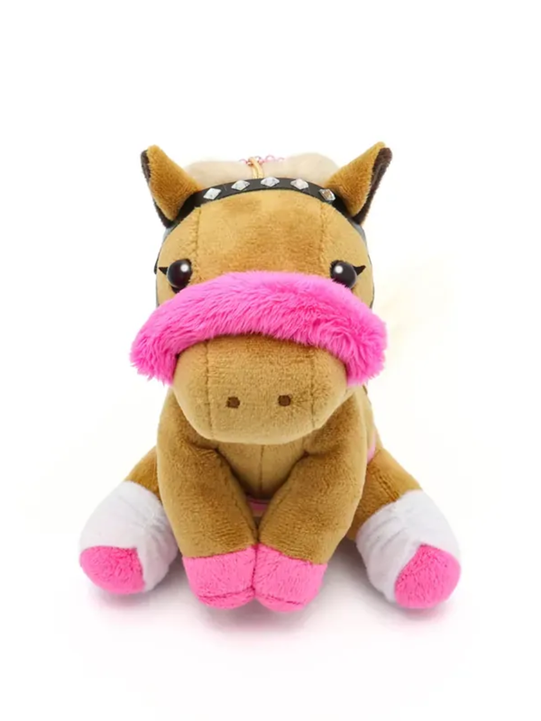 Idol Horse Friends Agera Gyaru S Size Plush Mascot with a ball chain