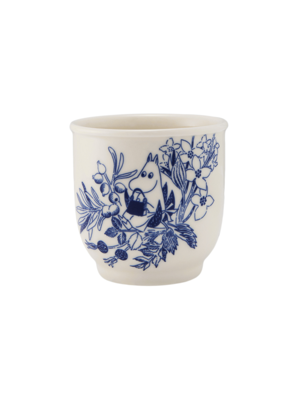 Moomin Haru Cup 0.26L Ceramic Mug Blue White Tableware