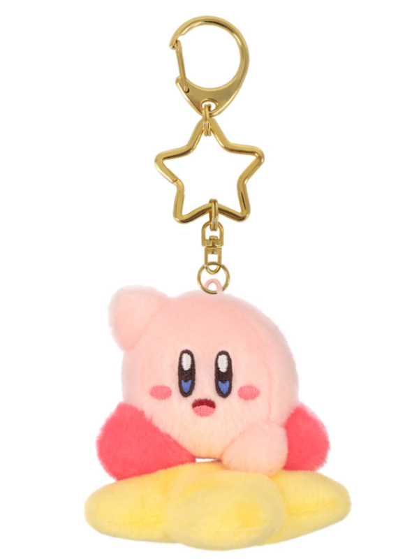 Kirby Mini Plush Mascot Keychain Warp Star