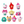 Load image into Gallery viewer, Puchitomo Sanrio Characters Christmas Mini Flocked Doll Blind Box
