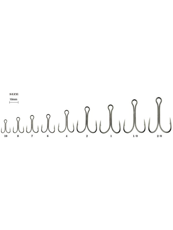 RYUGI HPW060 TC Pierce Double Fishing Hook