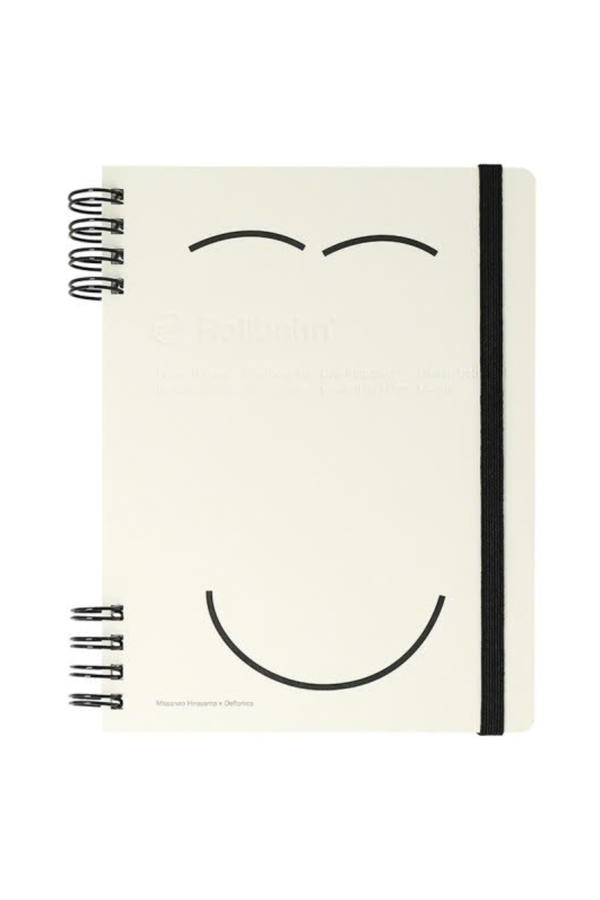 Rollbahn Flexible Life Log L Notebook Set – Masanao Hirayama Face Illustration Design