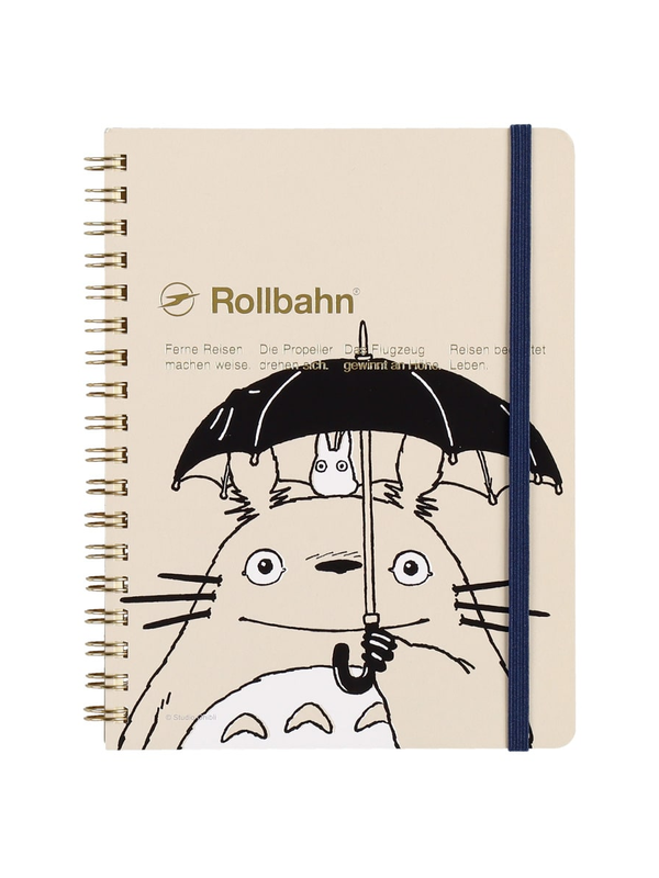 My Neighbor Totoro Rollbahn Pocket Memo Notebook L – Beige