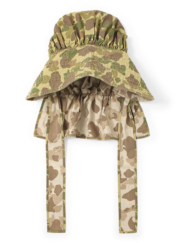 Kapital Hunter Camo Herringbone FARMY-HAT