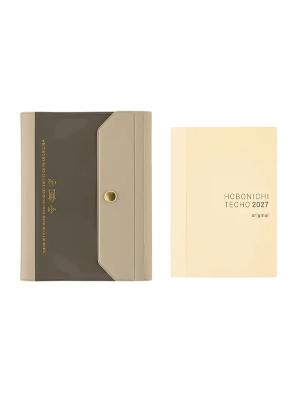 Hobonichi Techo Aileron Gray Cover Original Size A6 PVC Planner Cover 2027