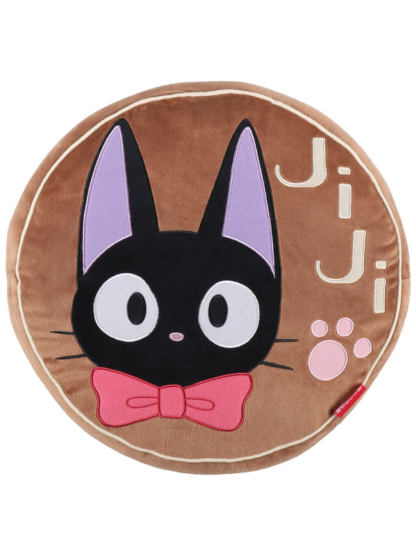 Kiki's Delivery Service Jiji Chocolate Cake Cushion Round Plush