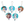 Load image into Gallery viewer, EVANGELION SUMMER FES 2026 Uchiwa Acrylic Keychain Collection Box (Set of 5)
