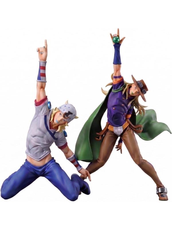 Steel Ball Run JoJo's Bizarre Adventure Mometria Figure Set Johnny Joestar Gyro Zeppeli